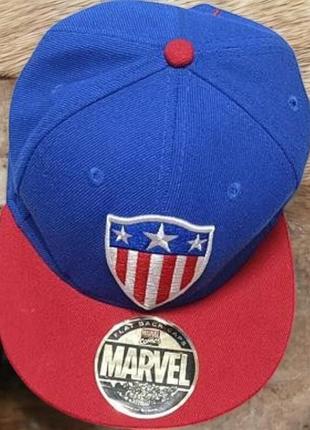 Новая кепка реперка бейсболка снепбек marvel капитан америка 52-56 см