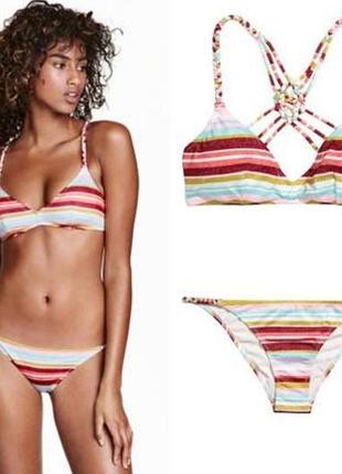 Xs/s eur 36 купальник h&m разделительный новый
