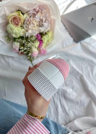 Кросівки samba white/pink9 фото
