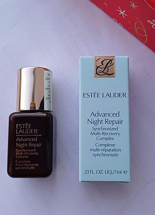 Нічна антивікова відновлююча сироватка для обличчя estee lauder night recovery complex 7 мл