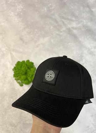 Стильная кепка от stone island black