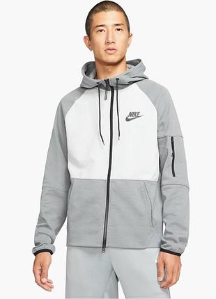 Толстовка мужская nike full zip grey dd5284-077