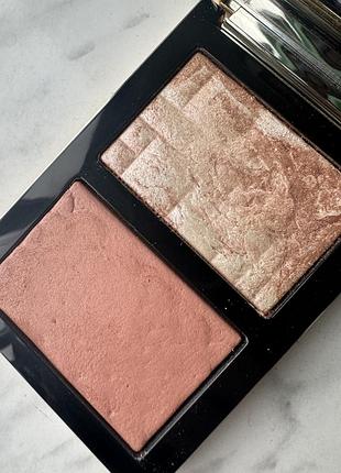 Б/в румяна и хайлайтер bobbi brown peach glow
