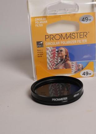 Поляризационный светофильтр promaster spectrum 7 polarizer 49mm cir-pl
