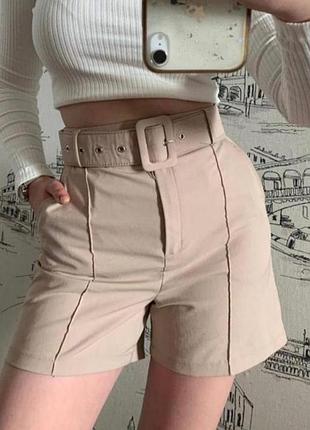 Шорти бермуди, шорты бермуды, шорты с поясом, шорты летние