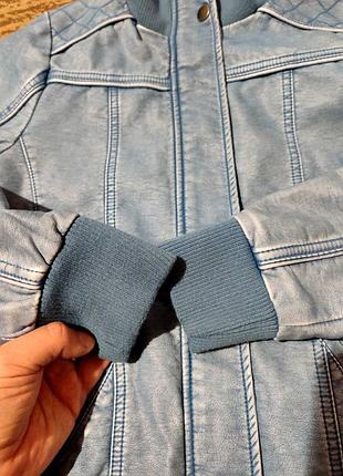 Весенняя куртка бомбер для девочки подростка 4