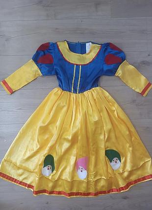 Карнавальное платье белоснежки/ платье для девочки/ белоснежка и 7 гномов orlos karneval