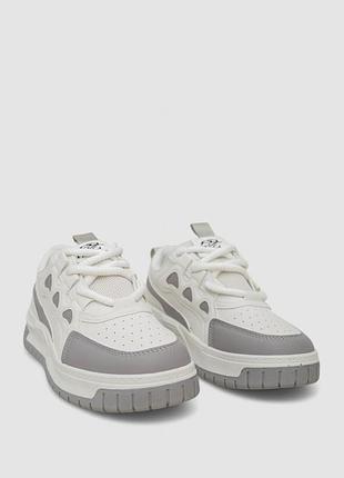 Кросівки чоловічі демісезонні, колір біло-сірий, 243rhk110