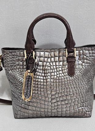 Красива шкіряна сумка giorgio armani, оригінал