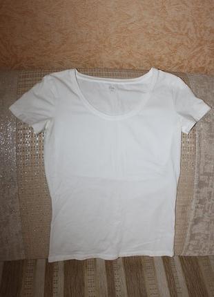 Базова біла футболка, розмір хs від c&a, німеччина