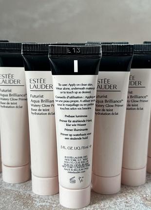 Оригінал! estée lauder - futurist aqua brilliance watery glow primer - праймер для обличчя, 15 ml3 фото