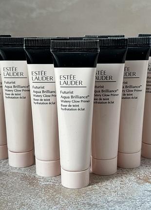 Оригінал! estée lauder - futurist aqua brilliance watery glow primer - праймер для обличчя, 15 ml2 фото