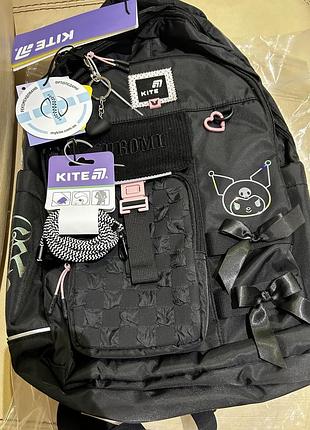 Рюкзак kite education teens hk25-2597l kuromi подросткам куроми