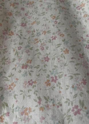 Фантастичний квітковий вінтажний пеньюар нічна сорочка нічненька на ґудзиках з кишенями ві...