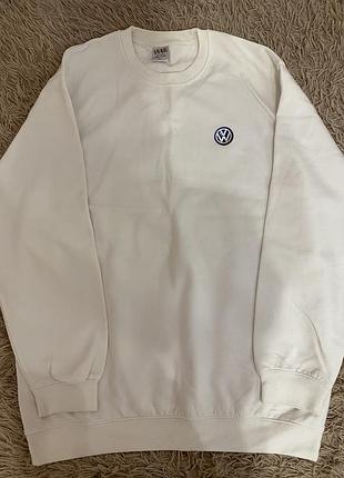 Білий світшот volkswagen