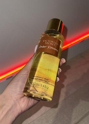 Amber romance💗парфюмированный спрей для тела victoria’s secret парфюмы со шлейфовым ароматом