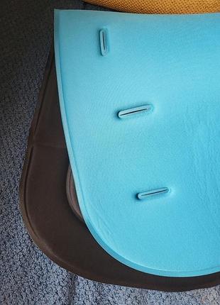 Матрасик двосторонній матрац подушка підкладка для візочка коляски