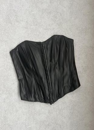 Корсет кожаный zara размер s