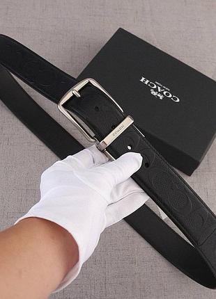 Мужской ремень coach в подарочном наборе