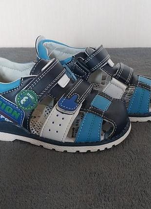 Дитячі босоніжки - сандаліки для хлопчика y.top р. 22 - 27