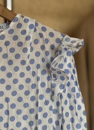 Блуза в горох