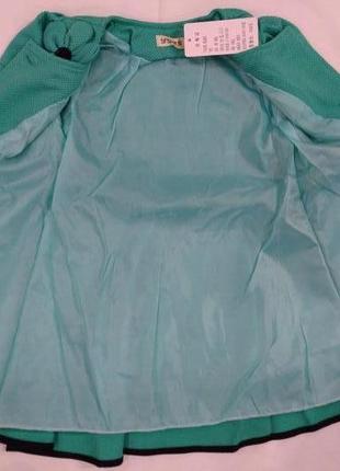 Стильное пальто-платье на 7-9 лет3 фото