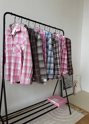 Рубашка женская оверсайз полоска