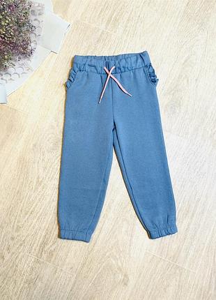 Детские спортивные штаны для девочки 98/104 см lupilu