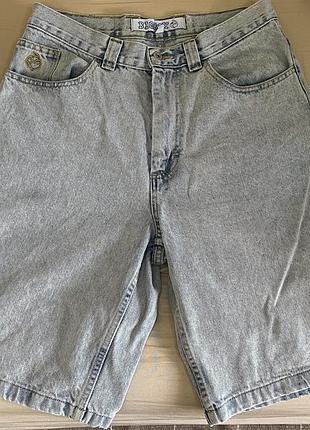 Шорти оригінал джинсові широкі polar skate co big boy light blue new logo m