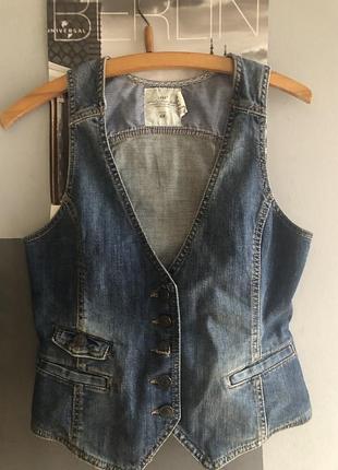 Безрукавка джинсова h&m