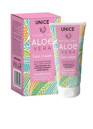 Крем алоэ вера для лица юнайс  до 12 ,25 года