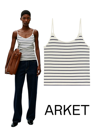 Arket бавовняна майка в смужку