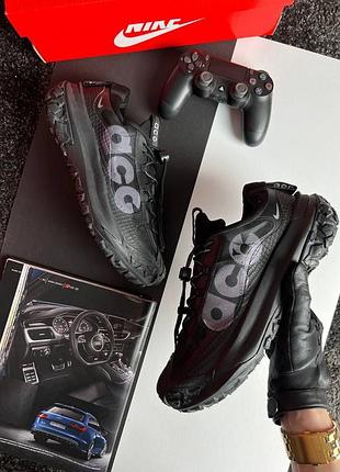 Чоловічі кросівки nike acg mountain fly 2 low black grey