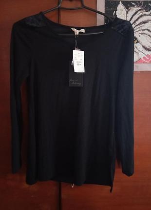 Черная кофта с велюром