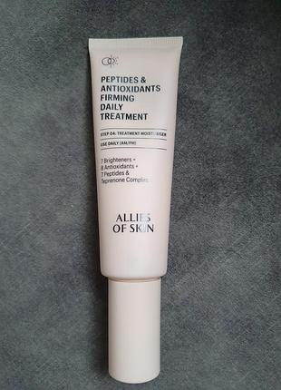 Пептидний антиоксидантний крем для обличчя allies of skin peptides & antioxidants advanced firming daily treatment
