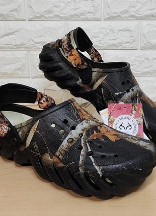 Крокси echo clog realtree black м7 м8 м9 м10 м11
