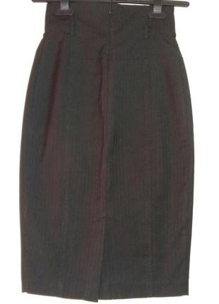 Классическая  юбка миди  sisley3 фото