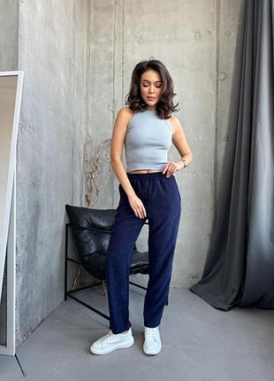 Жіночий вельветовий костюм | 130