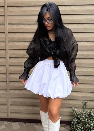 Юбка двойная тренд