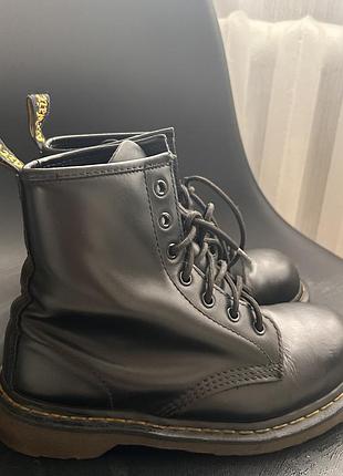 Черевики оригінал dr. martens 1460 — black smooth