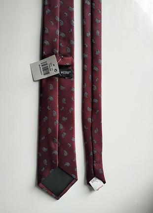 Бордова нова краватка галстук butler & webb