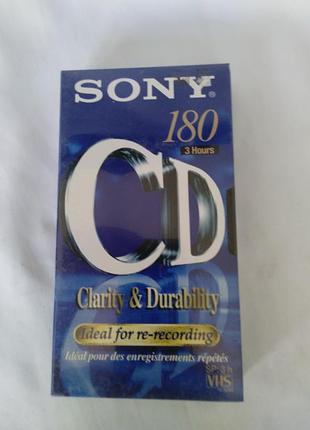 Видеокассеты / відеокасети sony vhs 180 мин, для видеомагнитофона новые