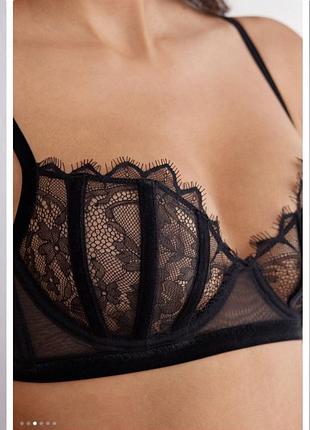 Ліфчик чорний мереживо intimissimi