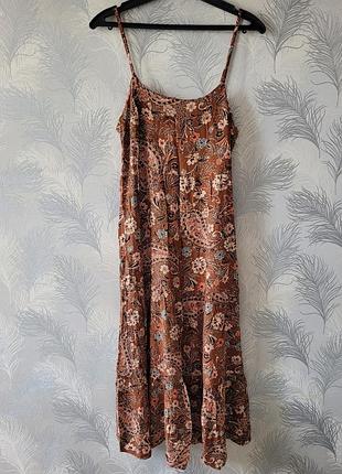 Длинный летний сарафан primark