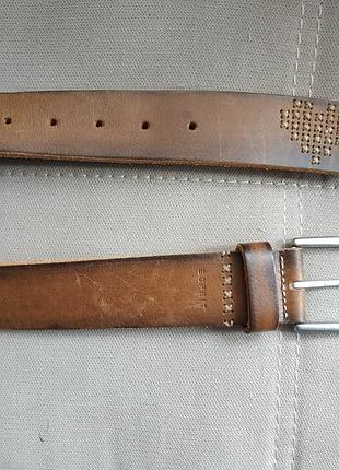 Ремень esprit натуральная кожа, размер 105/38, состояние отличное