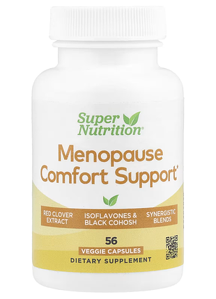 Добавка для поддержки во время менопаузы super nutrition menopause comfort support 56 вегетарианских