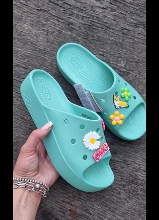 Шлепанцы женские на каждый день crocs w7 w8 w9 w10