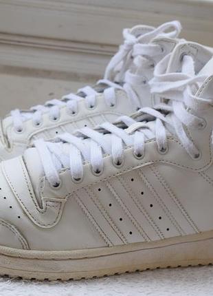 Кожаные кеды кроссовки кросовки сникеры сникерсы adidas р. 48 2/3 31 см