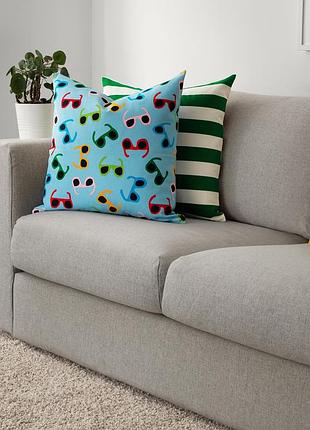 Ikea home наволочка декоративна в дитячу кімнату 50х50 см