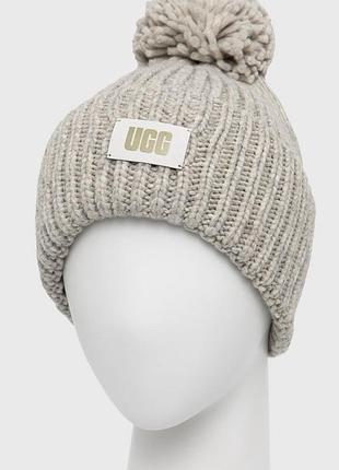 Ugg шерстяна шапка